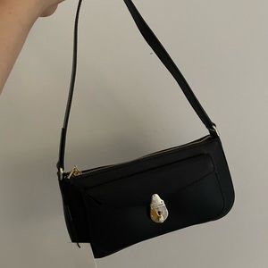 Calvin klein hobo purse black leather